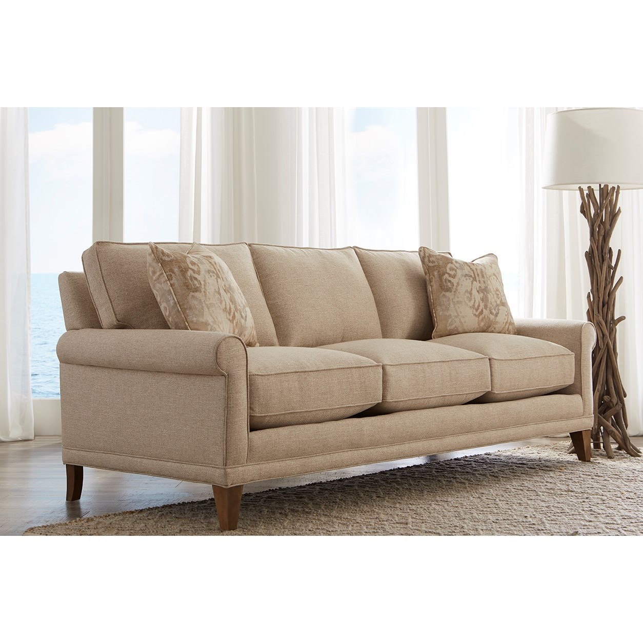 Rowe My Style II AR200 B 030 Customizable Sofa Sleeper with Rolled